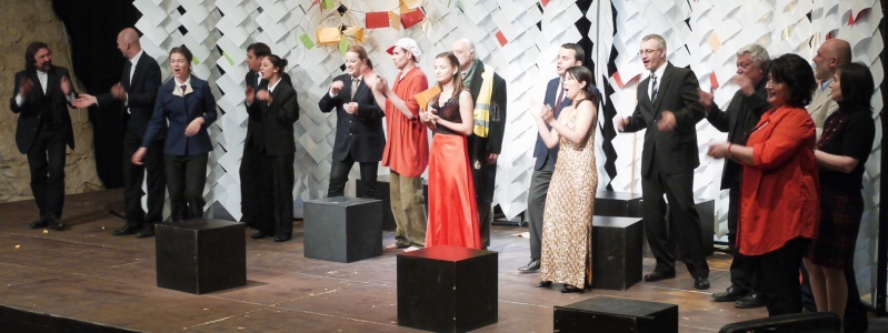 Szene aus dem Play of Songs Musicalszene